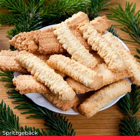 Spritzgebäck auf Backblech, verschieden geformt