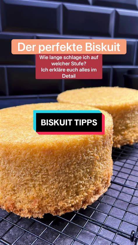 Stäbchenprobe: fertig gebackener Biskuit