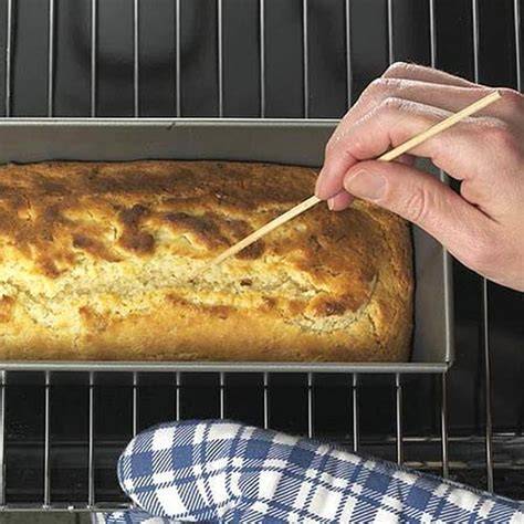Stäbchenprobe und Reißprobe beim Backen