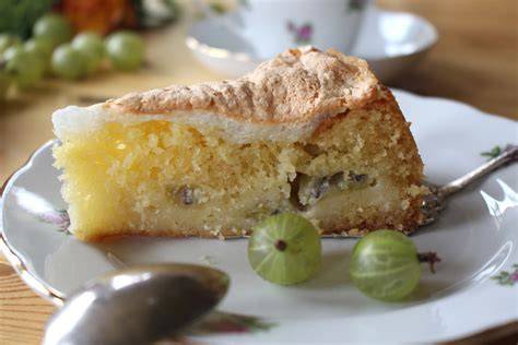 Stachelbeeren auf dem Kuchen