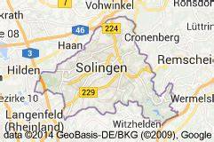 Standorte Weinheim, Köln, Solingen: Karte und Institutionslogos