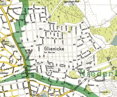 Standorte von Frau Behrens in Berlin und Glienicke (Karte)