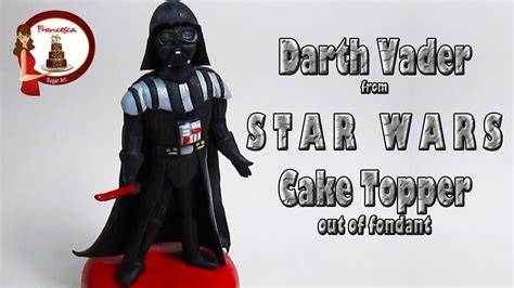 Star Wars Motive aus Fondant: Darth Vader, Stormtrooper, Lichtschwert