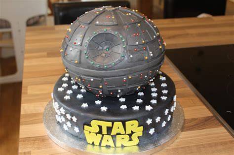 Star Wars Todesstern Torte mit Dekorationsideen