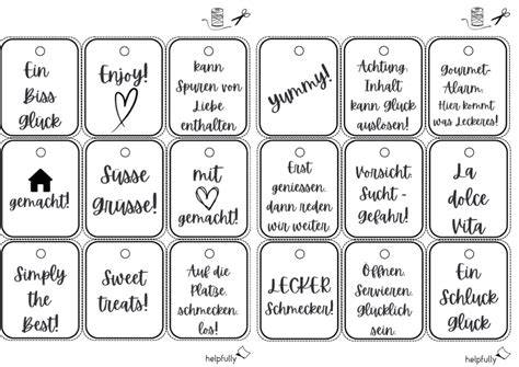 Stempelkekse als Geschenkanhänger und individuelle Botschaften
