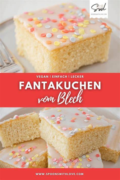 Step-by-Step-Infografik: Veganer Fantakuchen - Limo zuletzt einrühren, sofort backen
