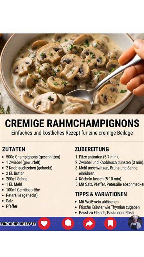 Step-by-step Infografik: Zutaten und Zubereitung einer schnellen Eierlikörcreme