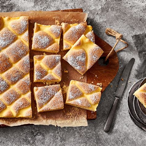 Steppdeckenkuchen-Optik-Quarkmasse