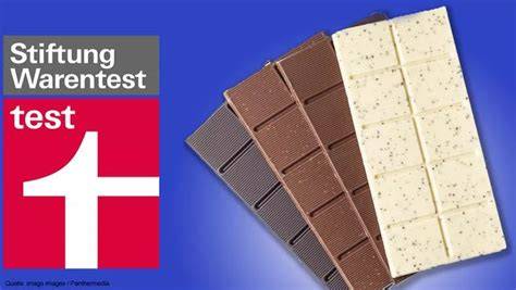 Stiftung Warentest Testergebnisse Milka, Lindt, Bennett, Vergleich
