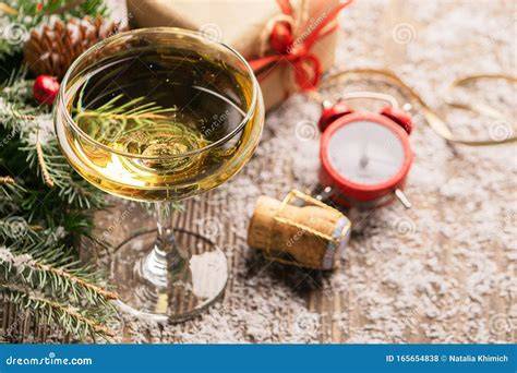 Stilvolle Weihnachtsdesserts auf einem festlich dekorierten Tisch