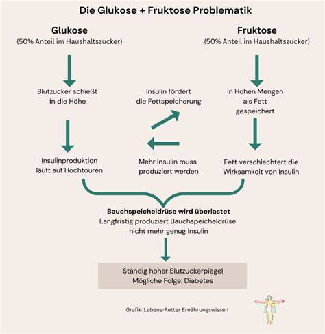 Stoffwechsel von Glukose und Fruktose in der Leber