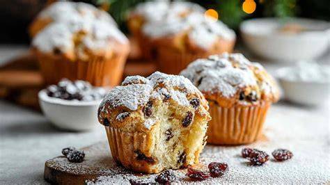 Stollen Muffins als Geschenk verpackt