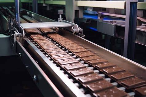 Storck-Werk Produktionslinie Schokolade
