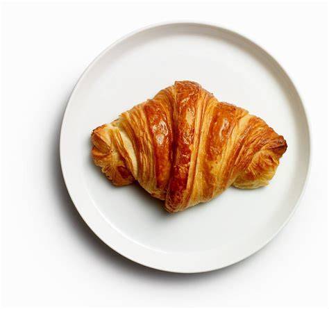 Strawberry Croissant auf Teller, Nährwertangaben