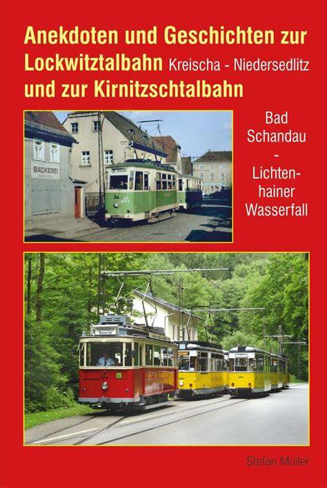 Streckenkarte der Lockwitztalbahn und Fabrikstandort