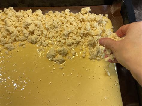 Streusel Herstellung Schritt für Schritt, Zutaten