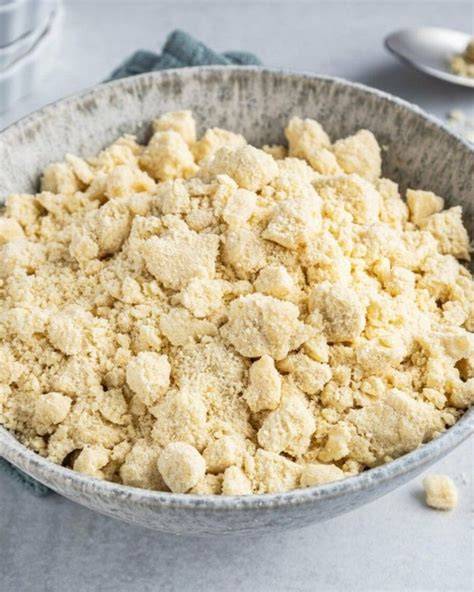 Streusel als Topping für Desserts - Schritt für Schritt