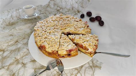 Streusel auf Rührteig: Schritt-für-Schritt mit Glühweinkirschen