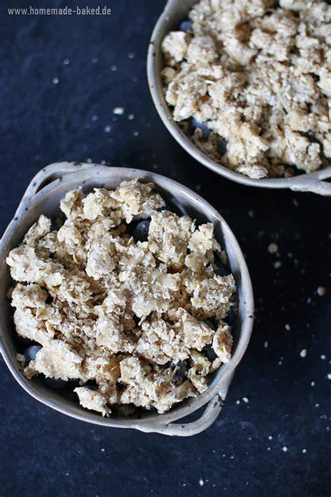 Streusel mit Nüssen und Haferflocken