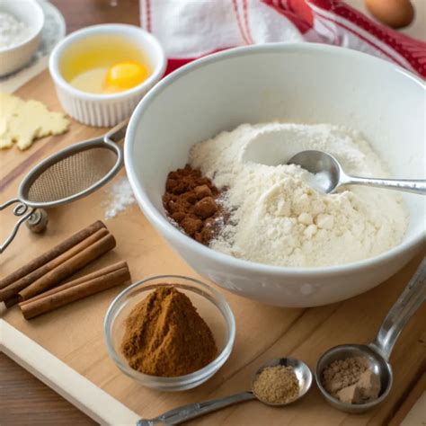 Streusel zubereiten: Butter, Mehl, Zucker, Zimt