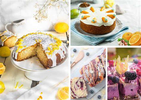 Streusel-Dekoration auf verschiedenen Kuchen