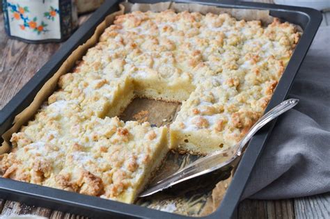 Streuselkuchen auf Blech