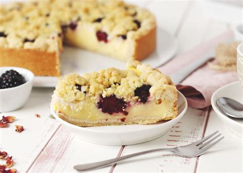 Streuselkuchen mit Brombeeren - klassische Variante