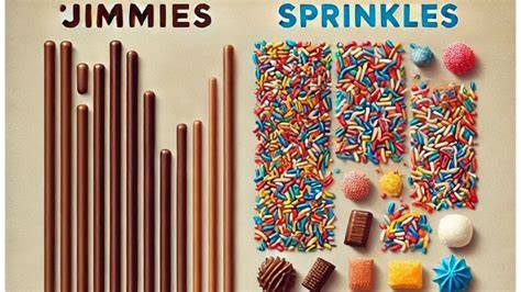 Streuseltypen: Jimmies vs. Nonpareilles vs. Zuckerdekor, Backstabilität