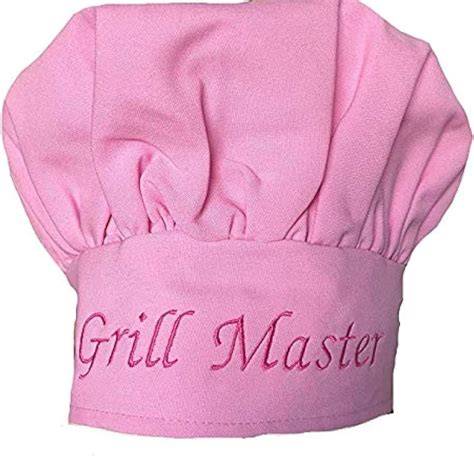 Streusen Porträt in Pink mit Kochmütze