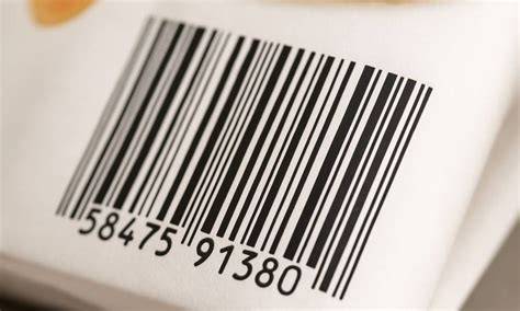 Strichcode auf Schokoladenverpackung zur Rückverfolgbarkeit