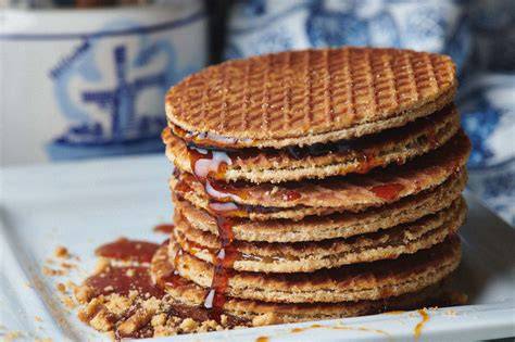 Stroopwafels als Snack weltweit