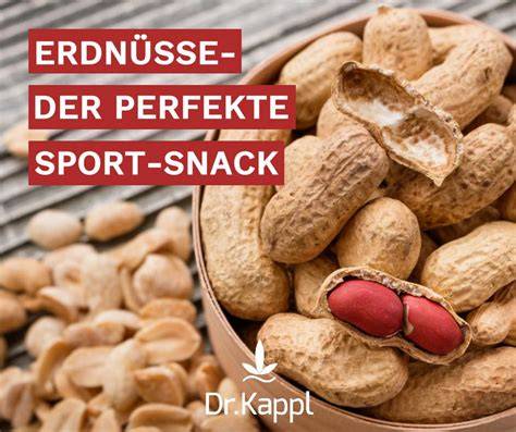 Struktur der Erdnuss, Protein-Infografik für Sportler