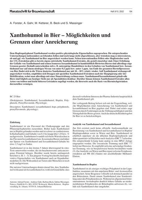 Studien: Humulon und Xanthohumol im Bier gegen Viren