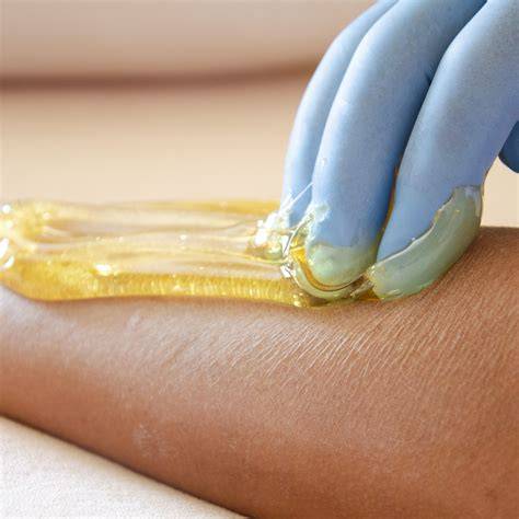 Sugaring Ergebnis: glatt und seidenweich