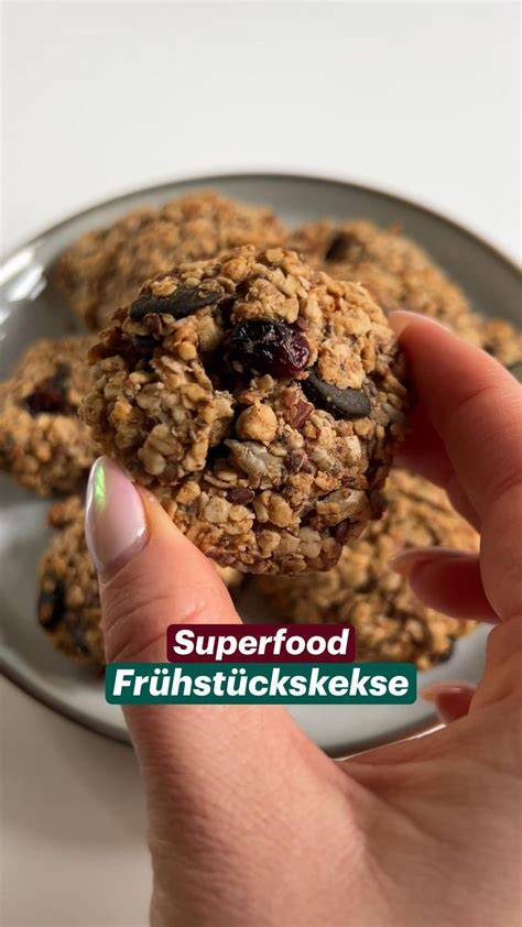 Superfood Zutatentabelle für gesunde Kekse