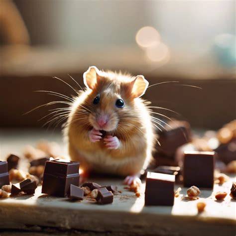 Symbolbild: Hamster und Schokolade - Gefahr