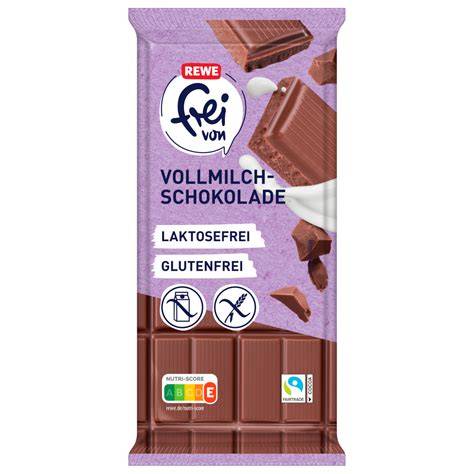 Symbolbild vegan und laktosefrei gekennzeichnete Schokolade