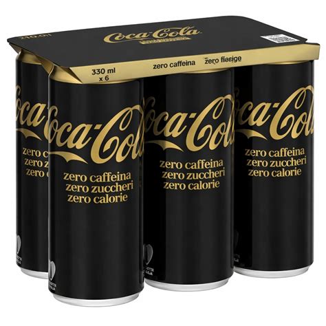 Symbolische Darstellung Koffeingehalt in Cola Zero