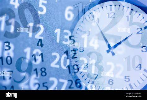 Symbolische Uhr mit 5,7 Jahre Veröffentlichungsrhythmus
