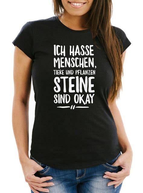 T-Shirt mit Spruch 
