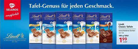 TAFELN: Verschiedene Dattel-Schokoladensorten Beispiel