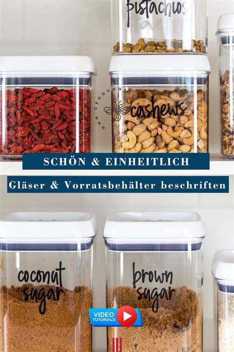 Tabellarische Vorratsorganisation in der Küche