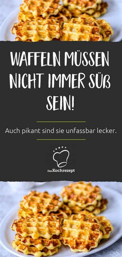 Tabelle mit Zutaten für pikante belgische Waffeln
