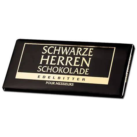 Tafel dunkler Schokolade mit Beschriftung 