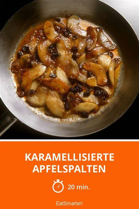 Tagungsgrafik: Karamellisierte Apfelspalten als Begleitung