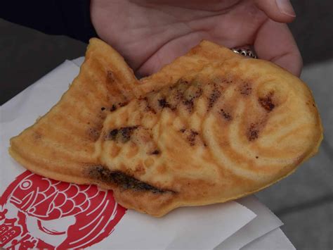 Taiyaki Verkaufsstand auf einem japanischen Straßenfest