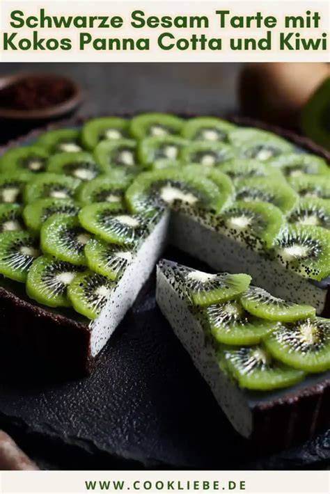 Tarte mit Kiwi-Kokos-Creme