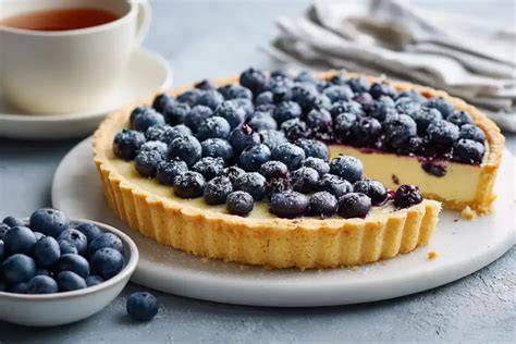 Tarte mit Mürbeteigboden und frischer Füllung