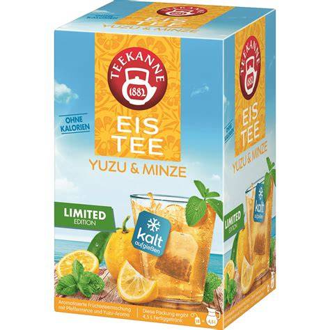 Teekanne Eistee Sortenvielfalt