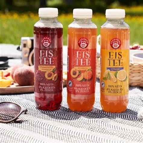 Teekanne Fresh Eistee Pfirsich Flasche